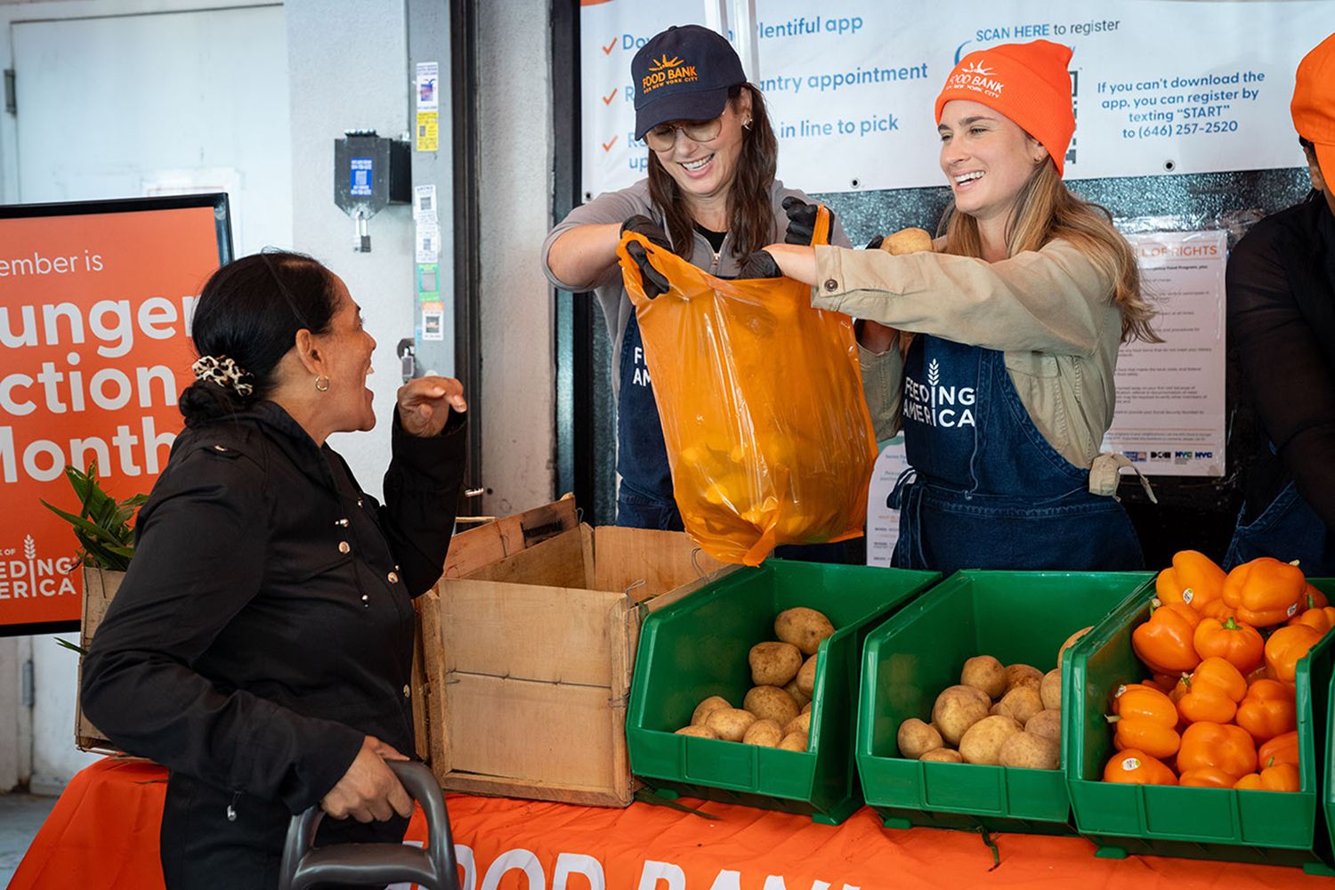 three females at shop for good